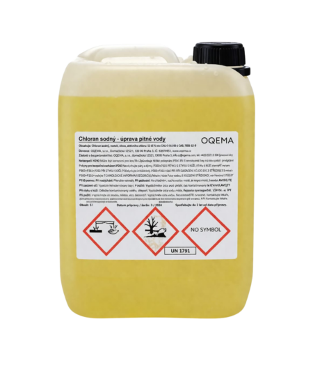 Chlornan sodný - úprava pitné vody